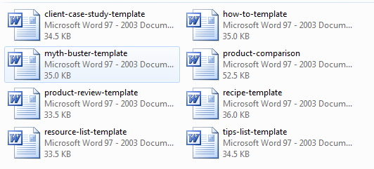 Content Templates
