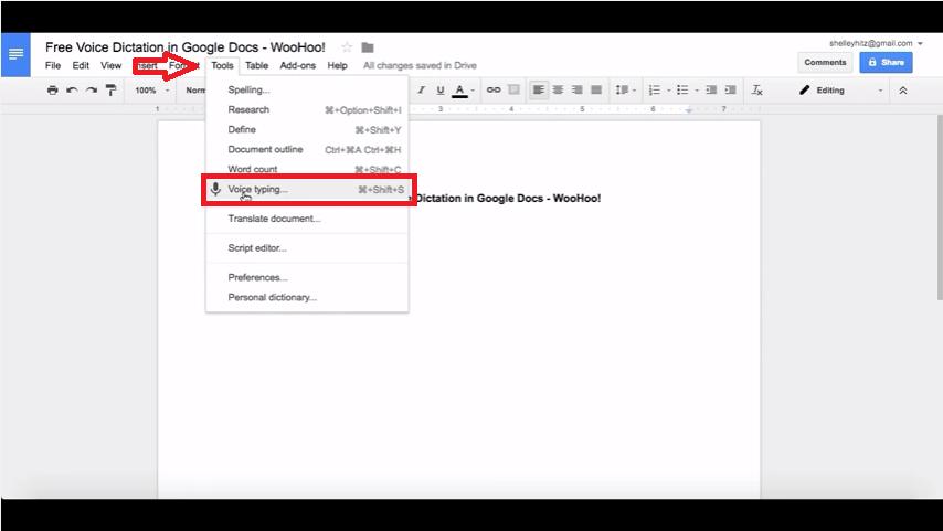 free voice dictation